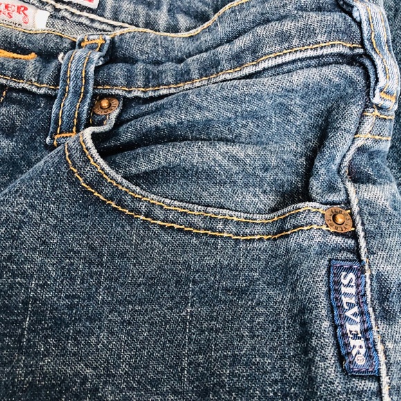 Silver- Jeans pre-ripped bottom cuff - Picture 8 of 8